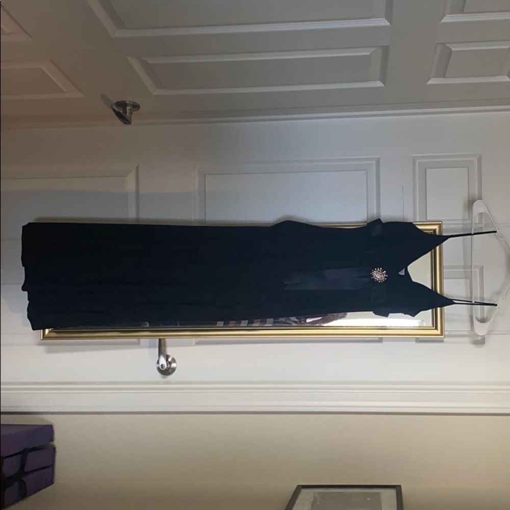Black full length gown